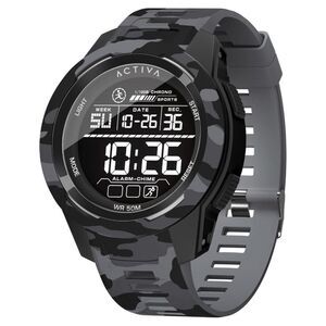 Activa Ranger X Terrain Invicta Digital Men's Watch - 45mm, Camouflage, Black